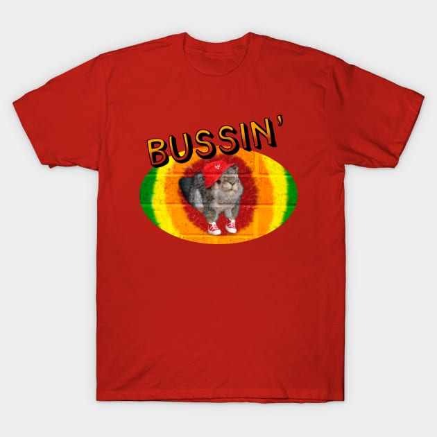 Bussin' Squirrel T-Shirt by Pheona and Jozer Designs